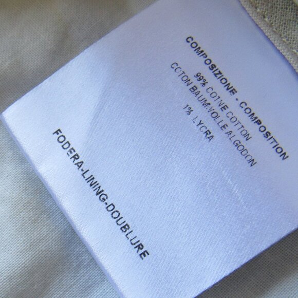 Women's Stella Mccartney Jeans Light Blue Straight Leg SZ 27,made in Italy - Picture 5 of 9